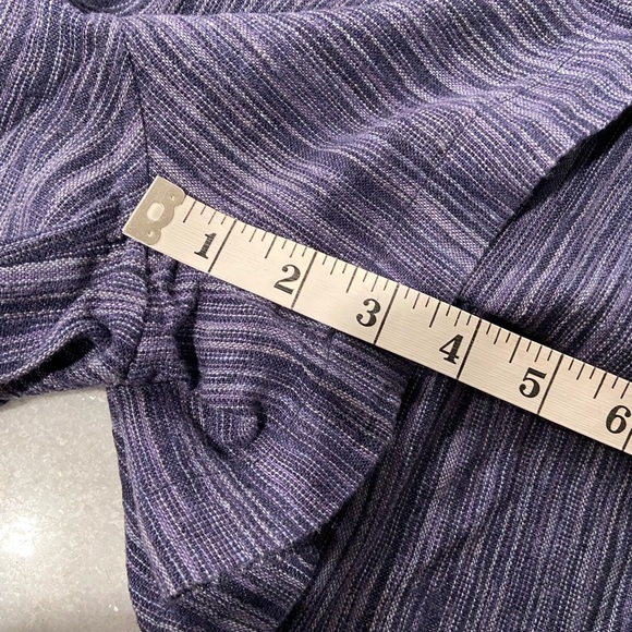 NWT Time & Tru Size XXXL Blue Linen Blend Pull On Drawstring Shorts Pockets - Picture 11 of 16